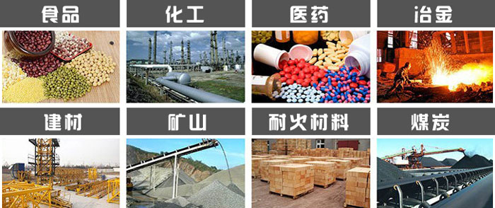 直徑1000型振動篩使用的行業(yè):食品，化工，醫(yī)藥，冶金，建材，礦山，耐火材料，煤炭等行業(yè)。