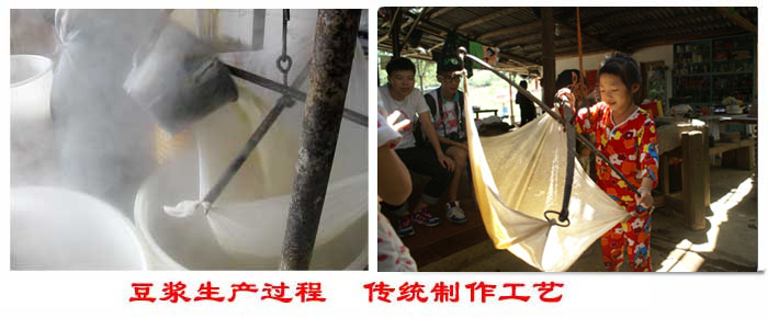 豆?jié){的傳統(tǒng)過(guò)濾篩分方式。