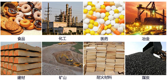 DH-800振動(dòng)篩適用的行業(yè)：食品，化工，醫(yī)藥，冶金，建材，礦山，耐火材料，煤炭。